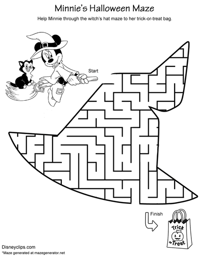 Minnie Mouse maze