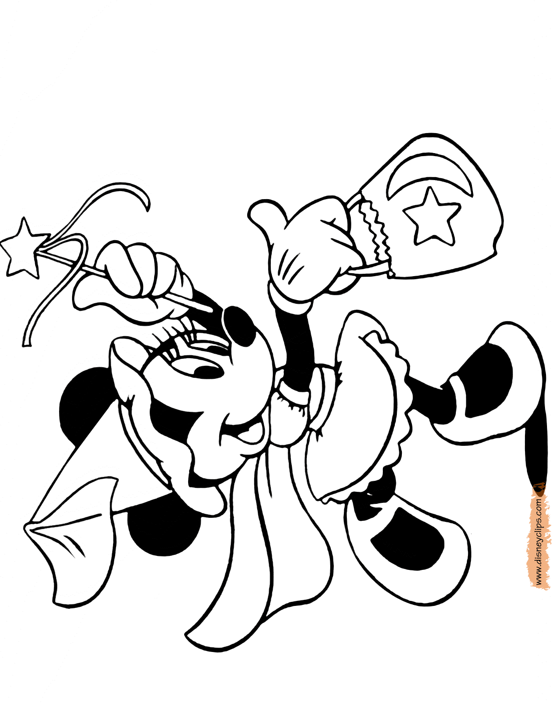 Disney Halloween Coloring Pages (4) | Disneyclips.com