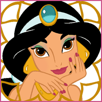 Jasmine at the nail salon
