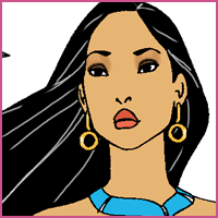Pocahontas makeup
