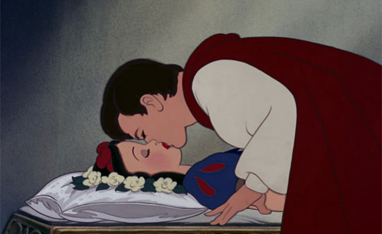 The Prince kissing Snow White