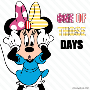 Minnie Mouse: one of those days