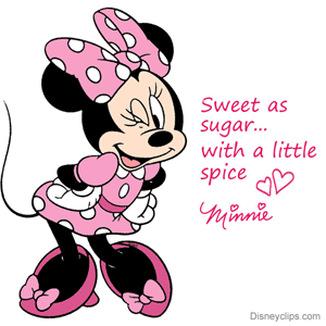 Minnie Mouse: sweet as sugar