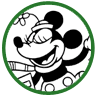 Classic Minnie Christmas coloring page