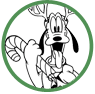 Goofy and Pluto Christmas coloring page