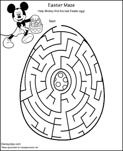 Mickey Mouse maze