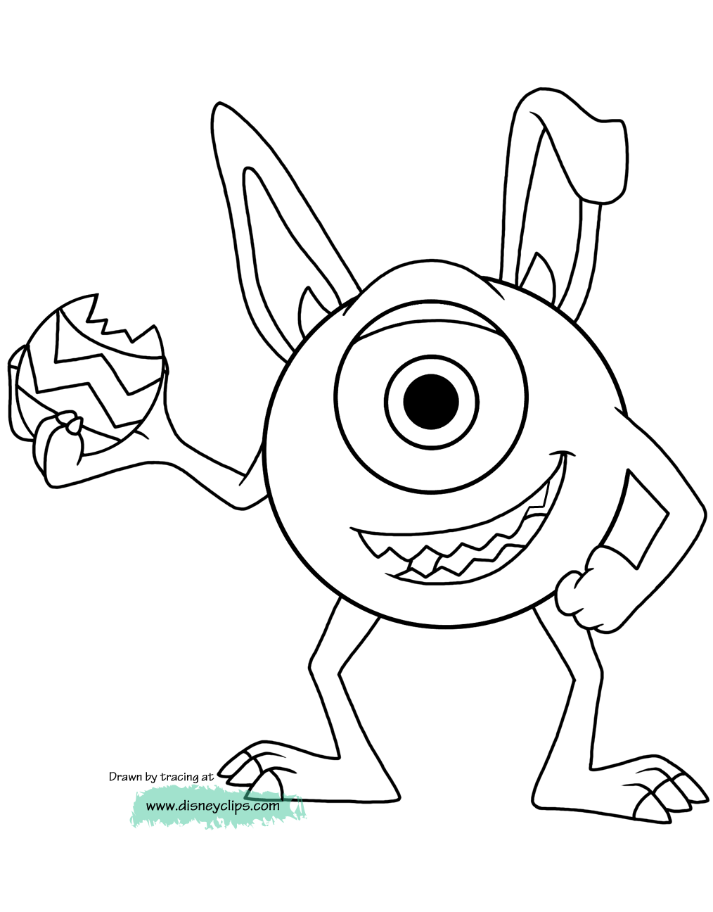 Disney Easter Coloring Pages 3 | Disneyclips.com