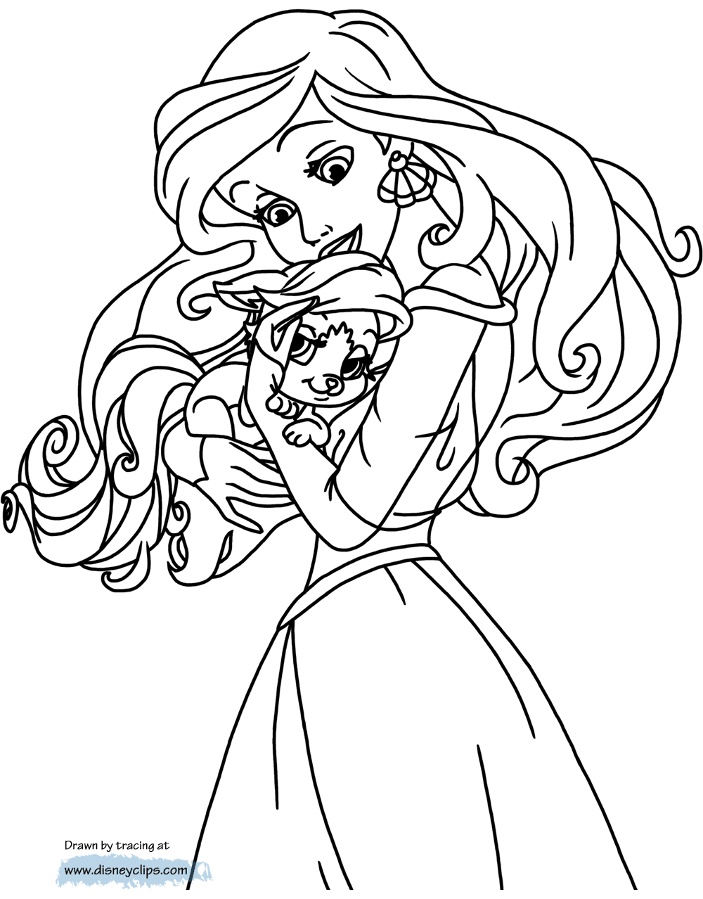 tangled and her palace pet coloring pages - photo #24