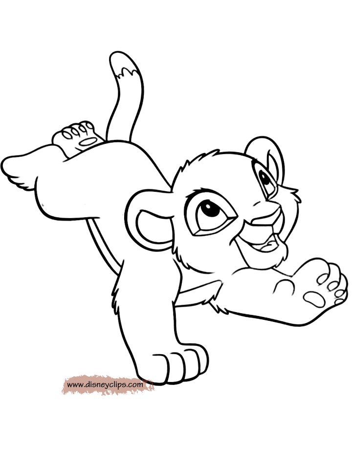 The Lion King Printable Coloring Pages 2 | Disney Coloring ...
