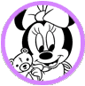Baby Minnie Mouse coloring page