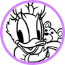 Baby Daisy Duck coloring page