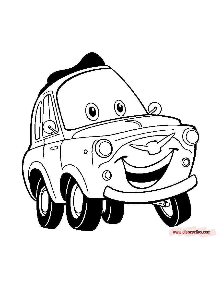 Disney Pixar's Cars Coloring Pages | Disneyclips.com