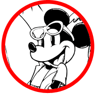 Classic Mickey coloring page