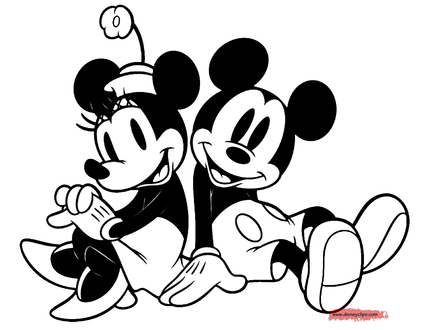 Classic Mickey and Friends Coloring Pages | Disney's World ...
