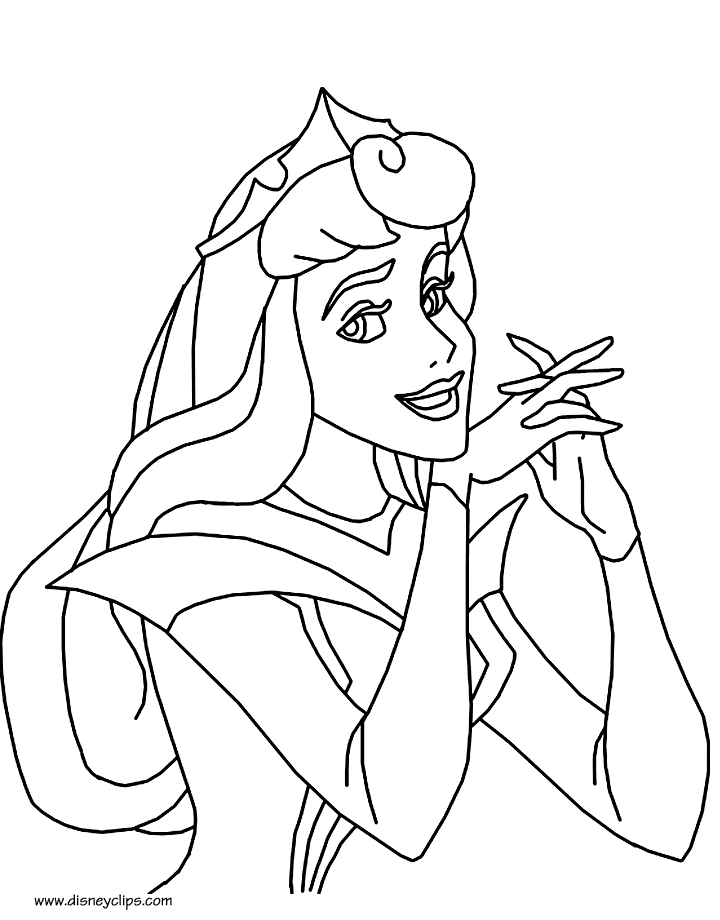 sleeping beauty coloring pages print - photo #26