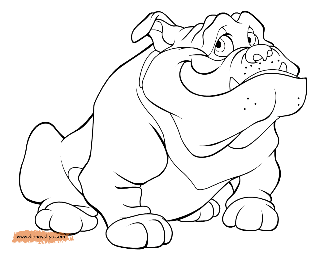 Lady and the Tramp Printable Coloring Pages | Disney Coloring Book