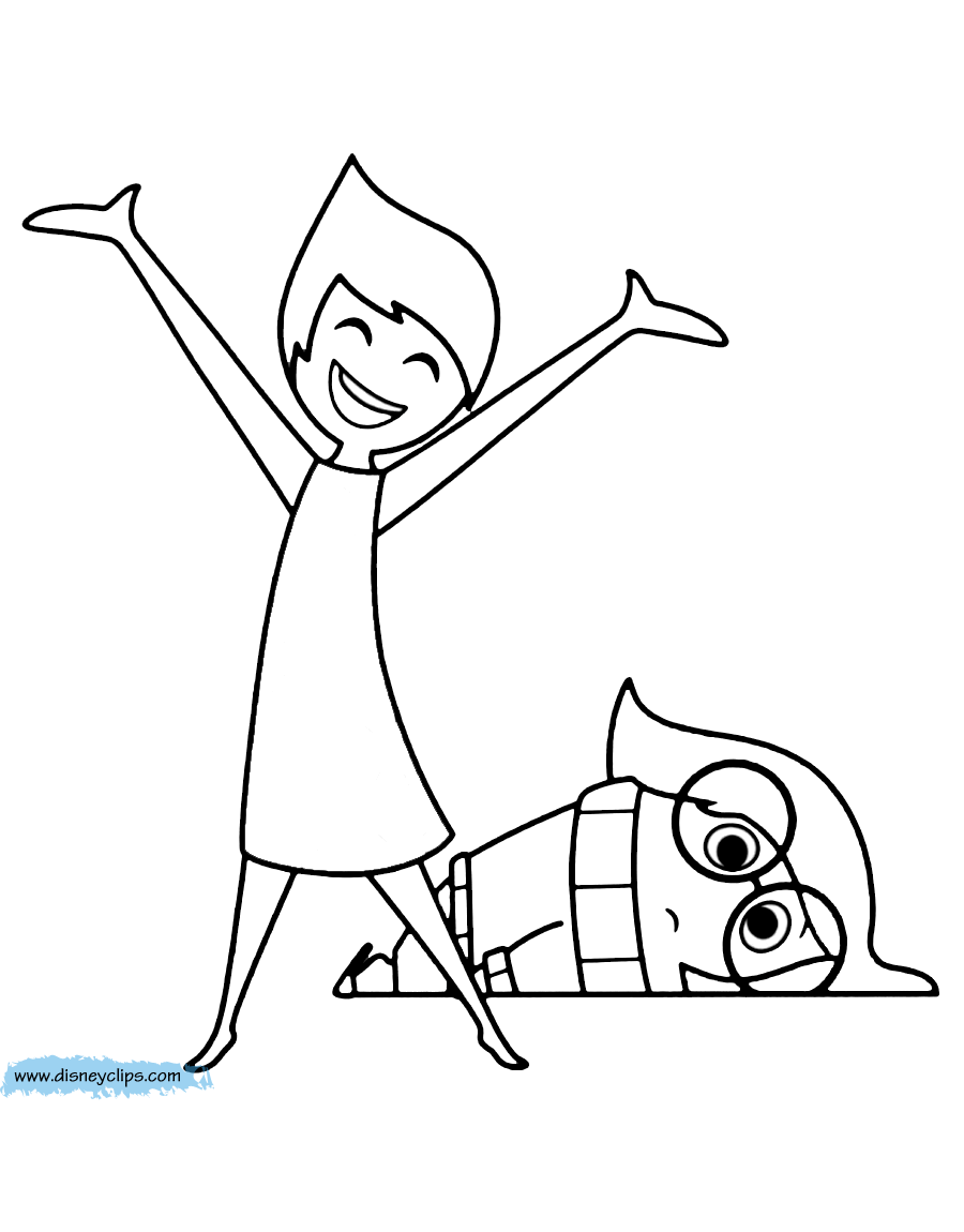 sadness from inside out coloring pages - photo #48