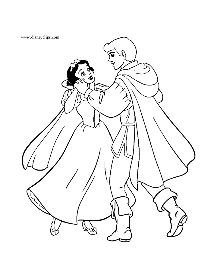 Snow White Coloring Pages | Disneyclips.com