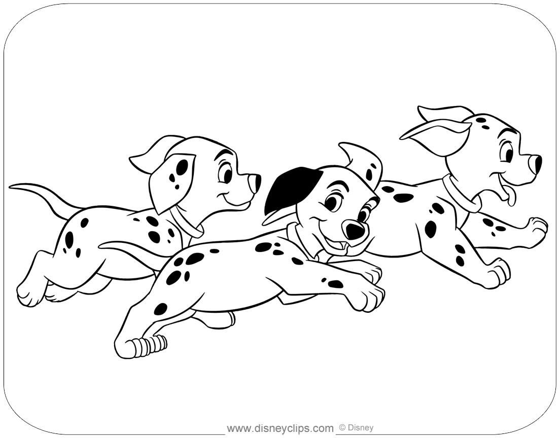 101 Dalmatians Pongo Coloring Pages