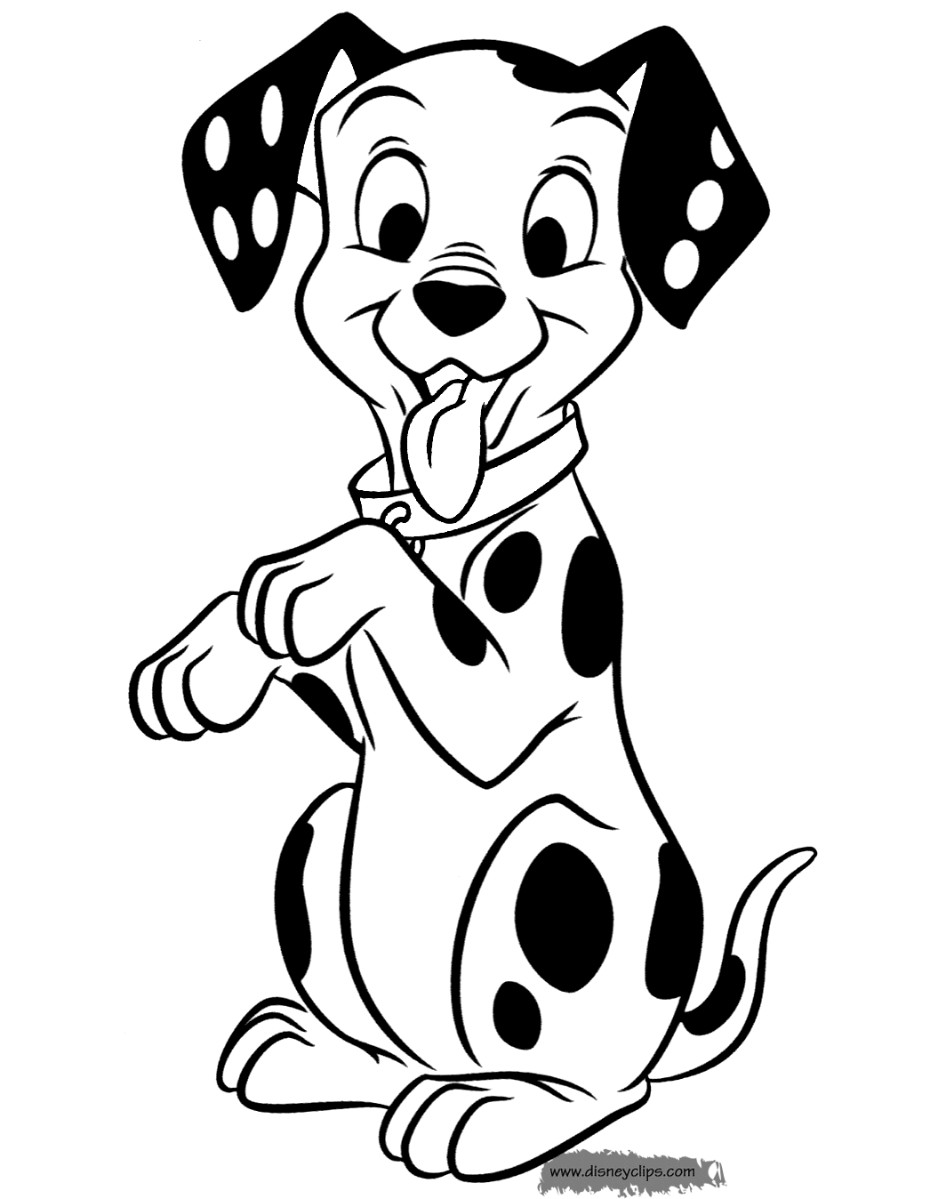dalmation coloring book pages - photo #31