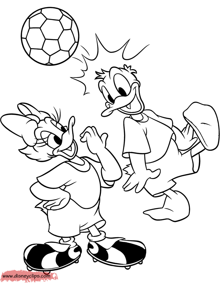 daisy duck donald duck coloring pages - photo #32