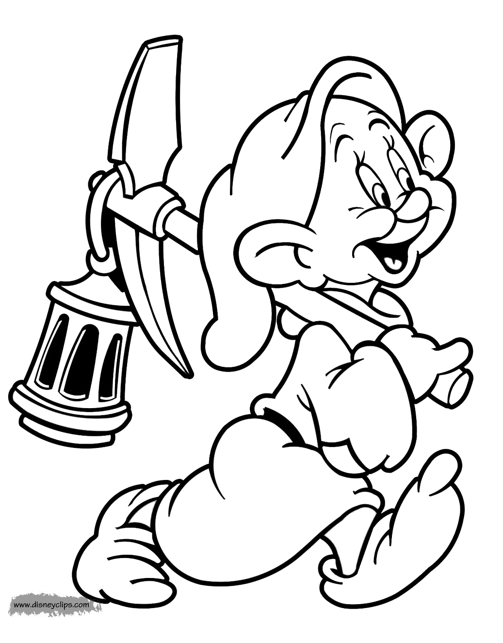 Snow White and the Seven Dwarfs Coloring Pages 5 ...