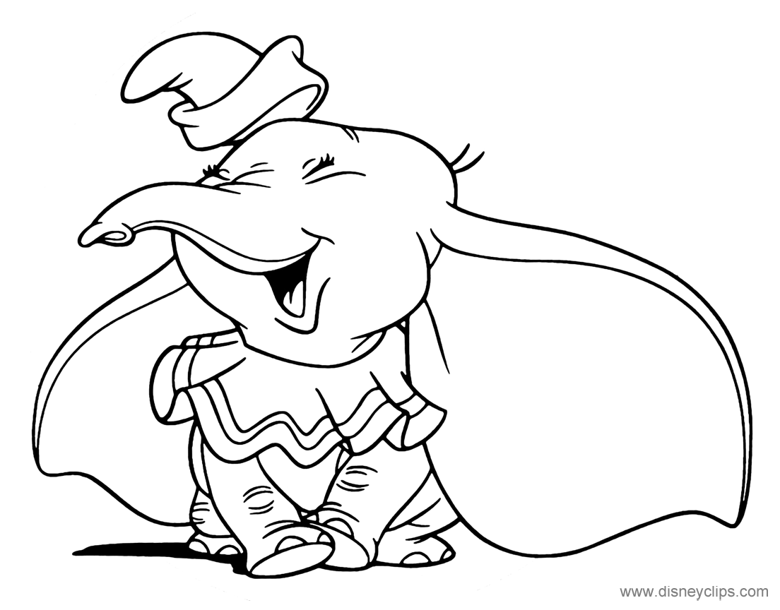 Dumbo Coloring Pages