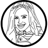 Evie coloring page