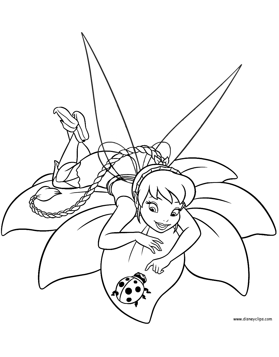 disney fairies coloring pages 2  disneyclips