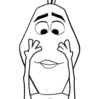 Olaf Frozen coloring page