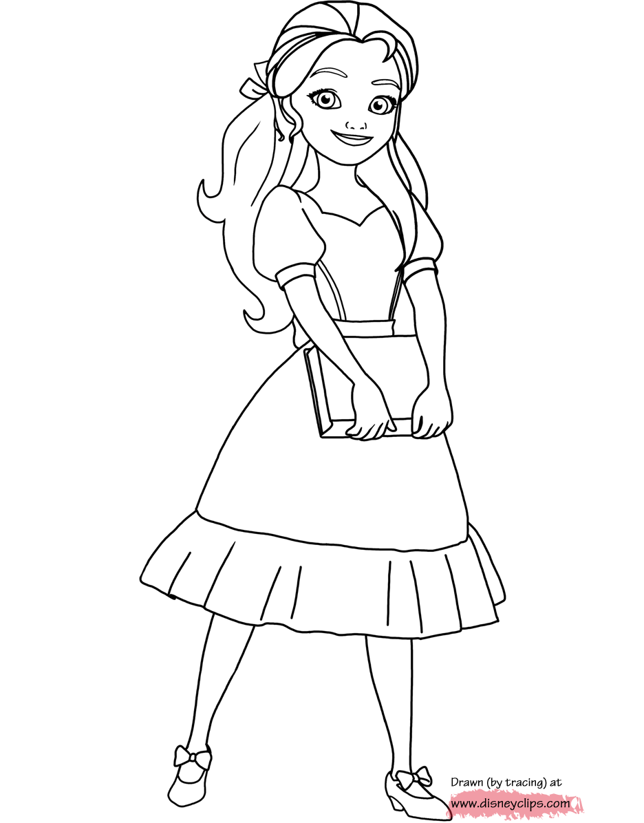 Elena of Avalor Coloring Pages | Disneyclips.com