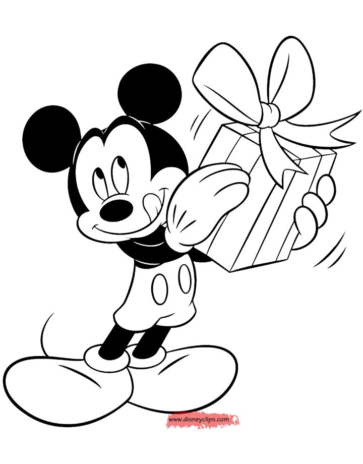 Mickey Mouse Coloring Pages 6 | Disney Coloring Book