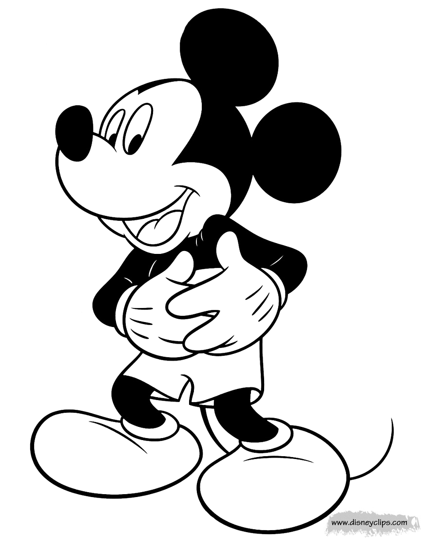 Misc. Mickey Mouse Coloring Pages (2)