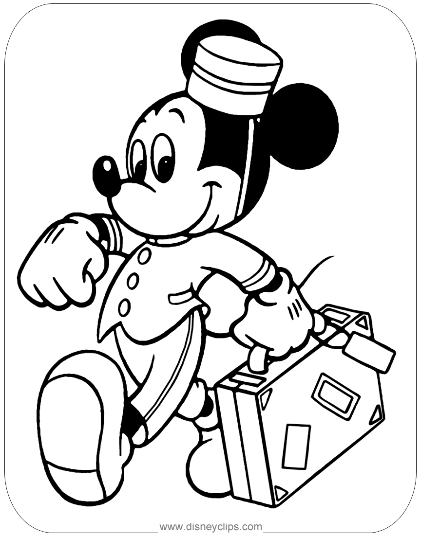 Mickey Mouse Coloring Pages 2 | Disney's World of Wonders
