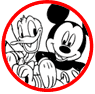Mickey Mouse and friends coloring page