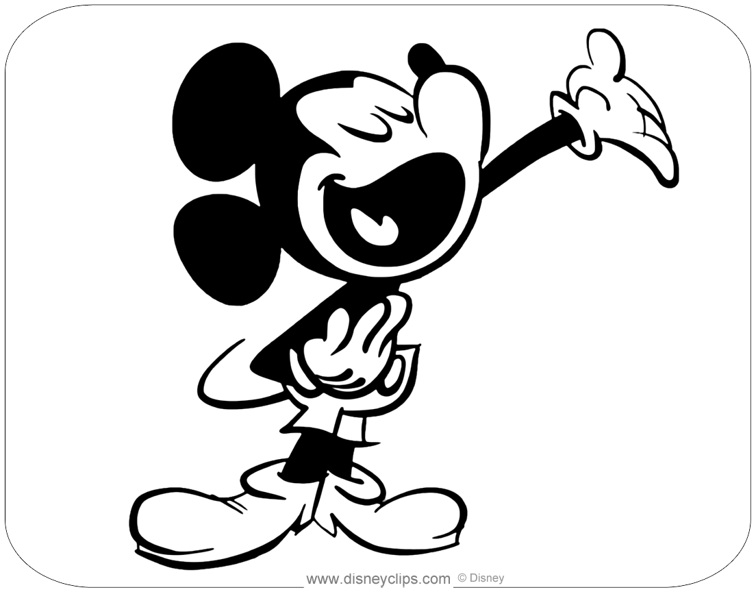 Mickey Mouse TV Series Coloring Pages | Disneyclips.com