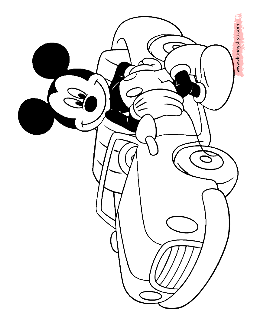Free Mickey Mouse Coloring Pictures