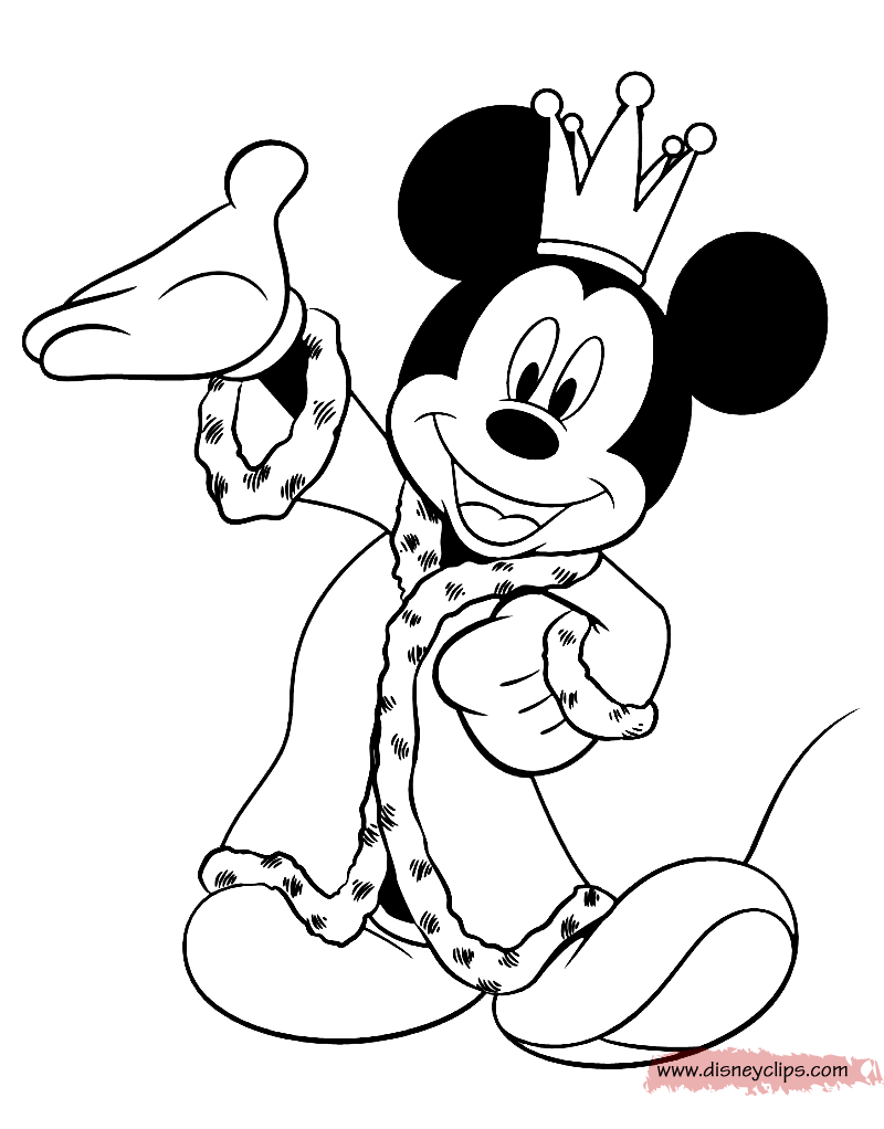 Mickey Mouse Coloring Pages 7 | Disney's World of Wonders