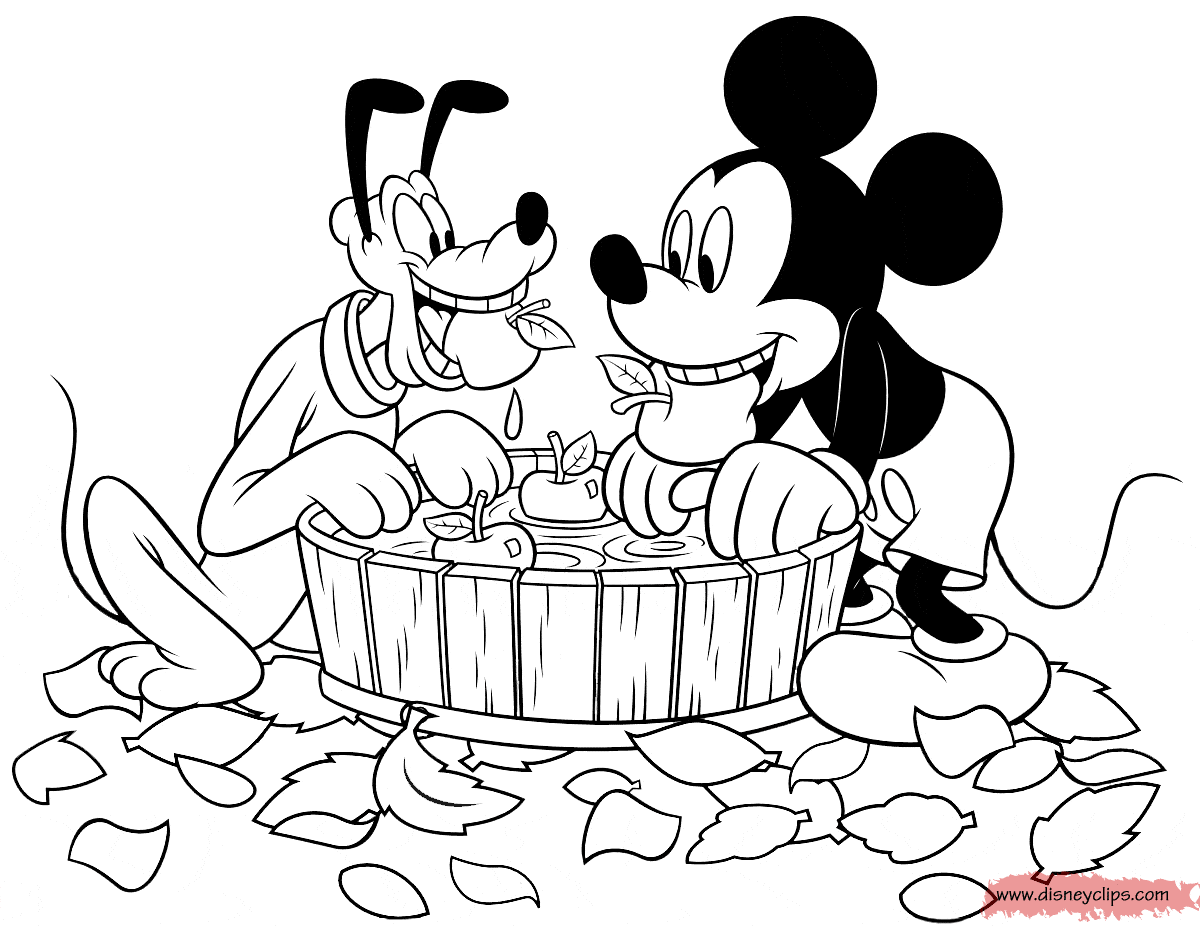 Mickey Mouse Friends Coloring Pages Disney Coloring Book