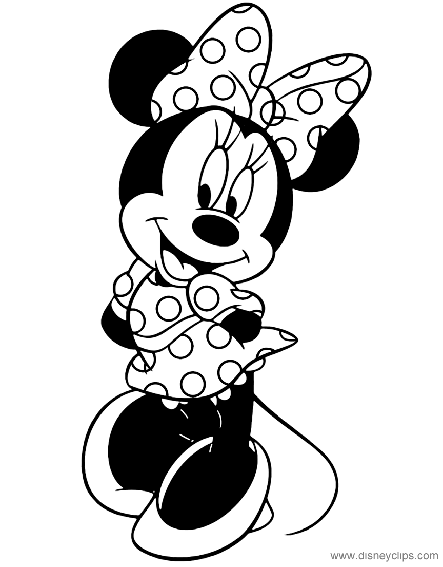 Minnie Mouse Coloring Pages | Disney Coloring Book