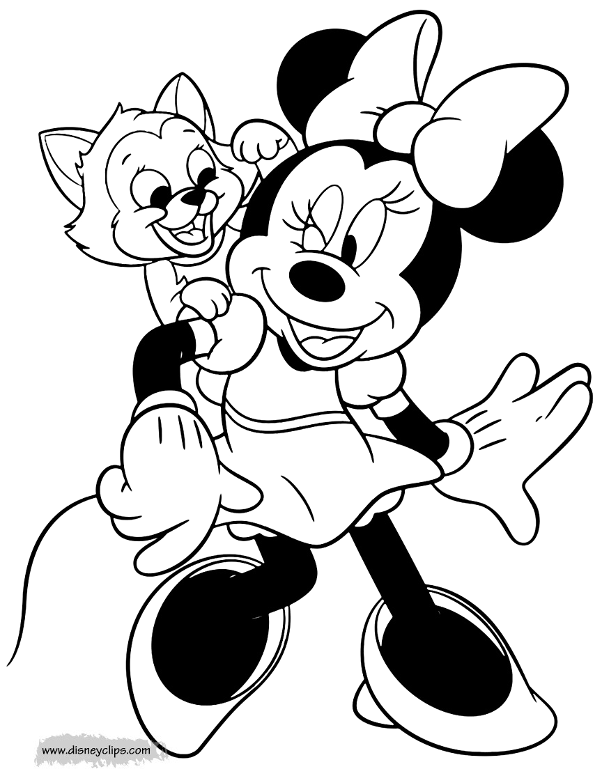 Minnie Mouse Coloring Pages 7 | Disney Coloring Book