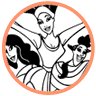 The Muses coloring page