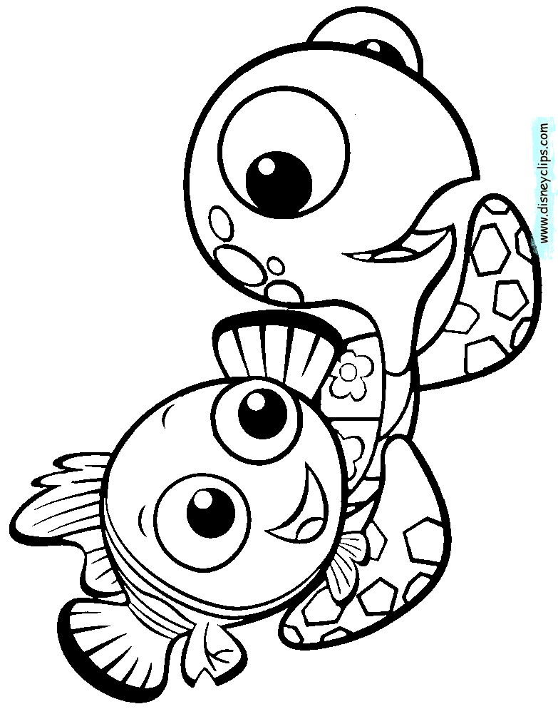Finding Nemo Coloring Pages | Disneyclips.com