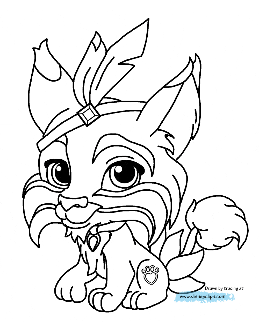 tangled and her palace pet coloring pages - photo #5