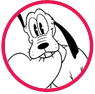Classic Pluto coloring page