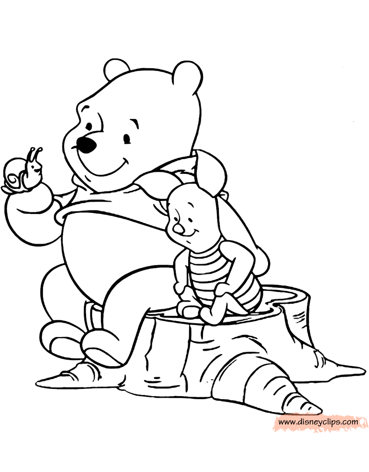 Winnie the Pooh & Friends Coloring Pages 5 | Disney Coloring Book