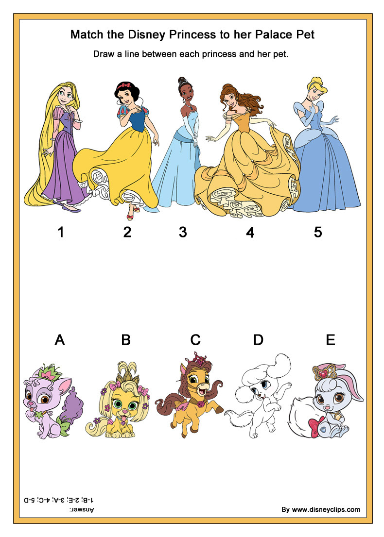 Printable Disney Games and Activities (2)