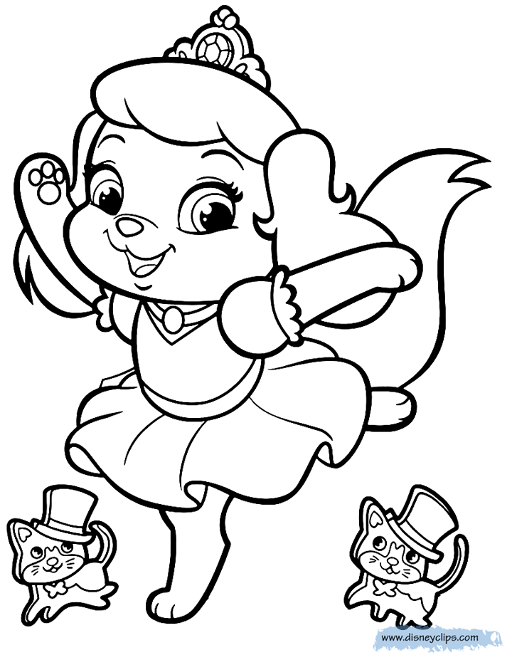 palace pets coloring pages free - photo #44