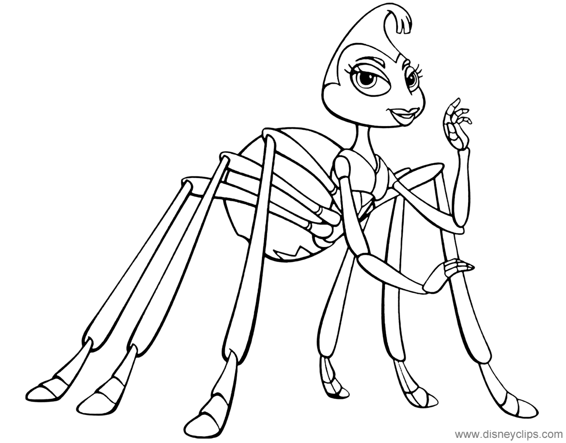 A Bug's Life Coloring Pages (5) | Disneyclips.com