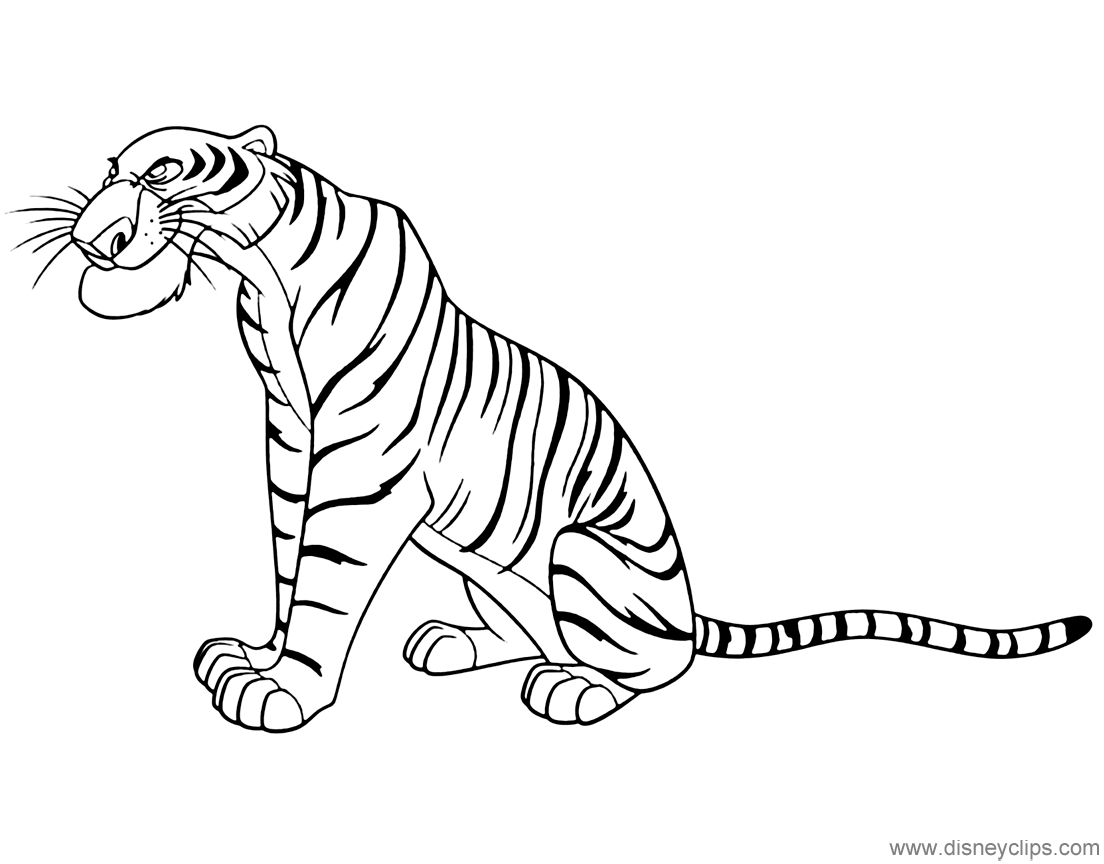 Printable Jungle Book Characters Printable Coloring Pages